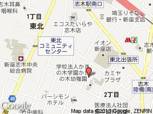 富士塚公園の地図