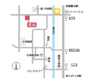 新座市基幹相談支援センターえんの地図