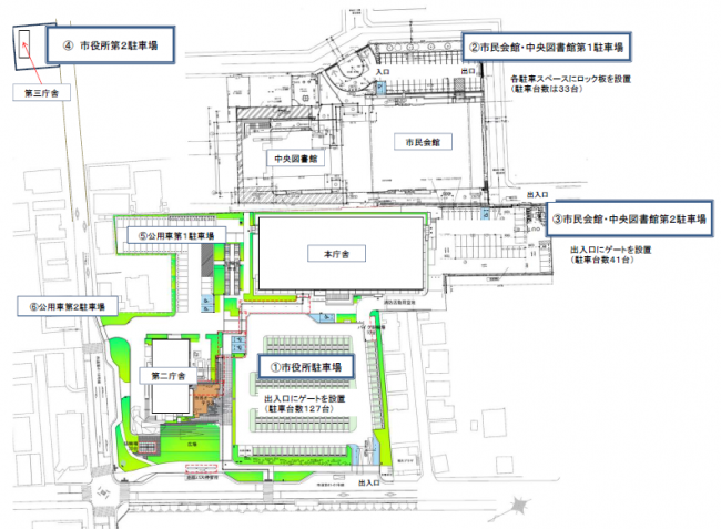 駐車場配置図