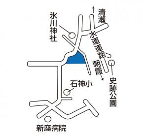 石神レジャー農園案内図