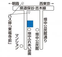 畑中レジャー農園案内図