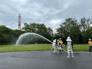 遠距離中継送水訓練③