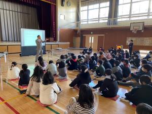 小学生との懇談会