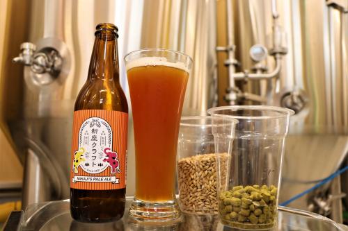 新座クラフトのビールの写真です。