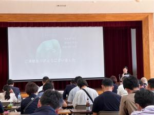 キターレスタッフによる説明（大火の概要・復興まちづくり）