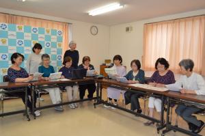 声の広報にいざの録音風景です