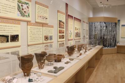 歴史民俗資料館の展示室の写真