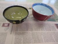 金継ぎ　茶碗　仕上がり
