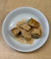 揚げかぼちゃのきなこかけ