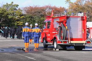 ポンプ車操法