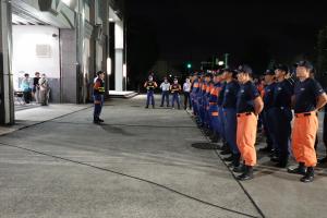 副団長による訓練講評