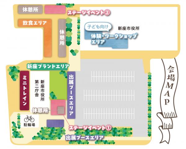 会場マップの画像です。