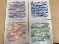 重曹アートの写真です。