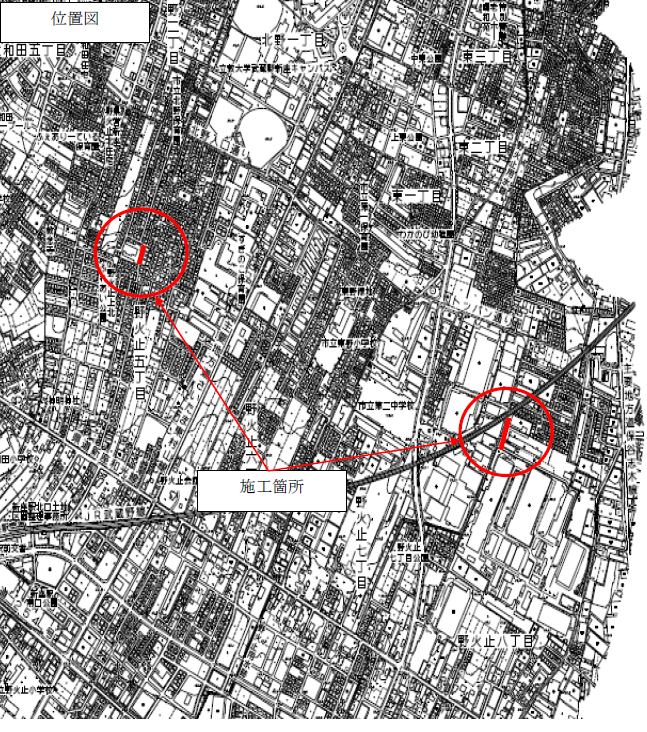 野火止中舗装工事