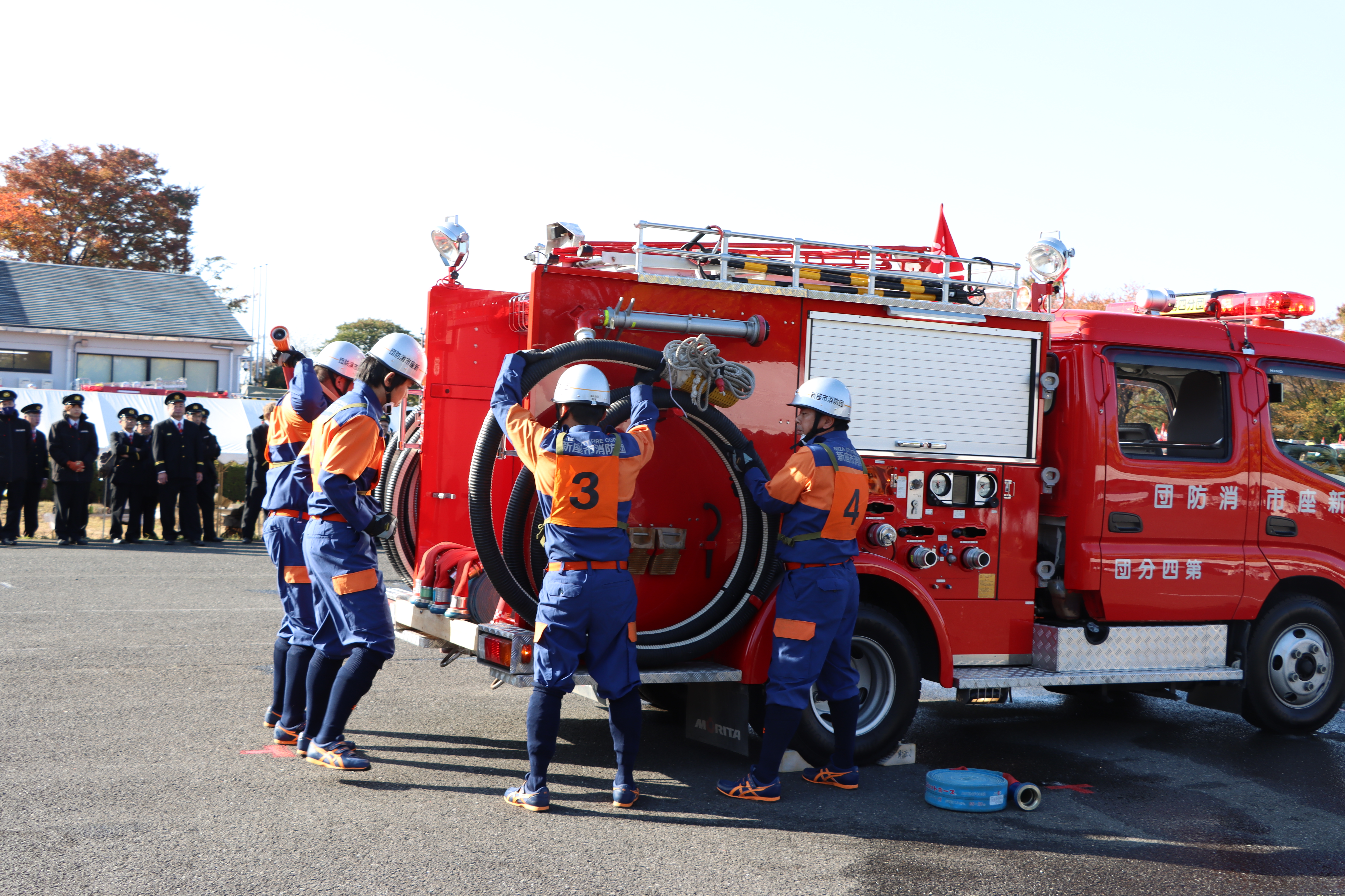 消防訓練の様子