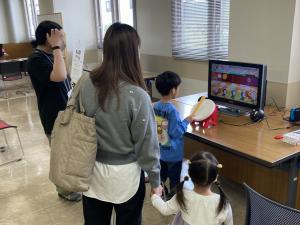 太鼓をたたくゲーム