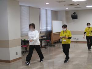 歩行速度測定の様子