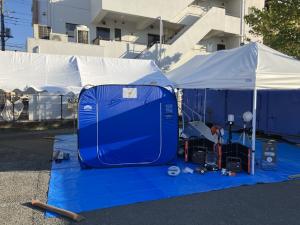 コミュニティ助成事業で購入した防災備品の写真