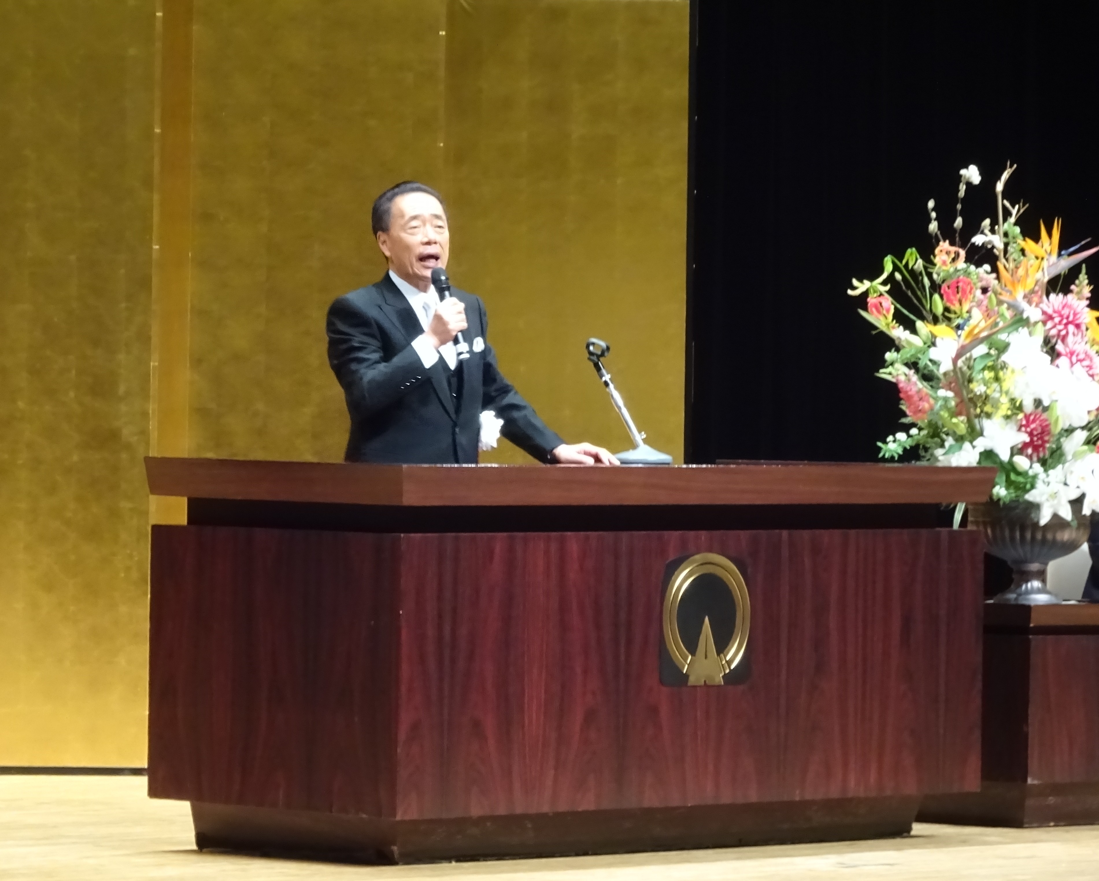 市長祝辞の様子