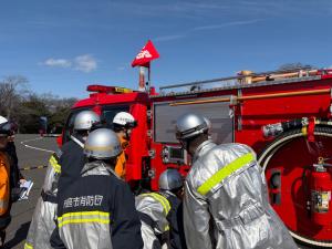 ポンプ機関員によるポンプ運用