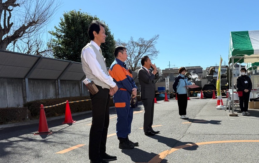 市長挨拶の様子