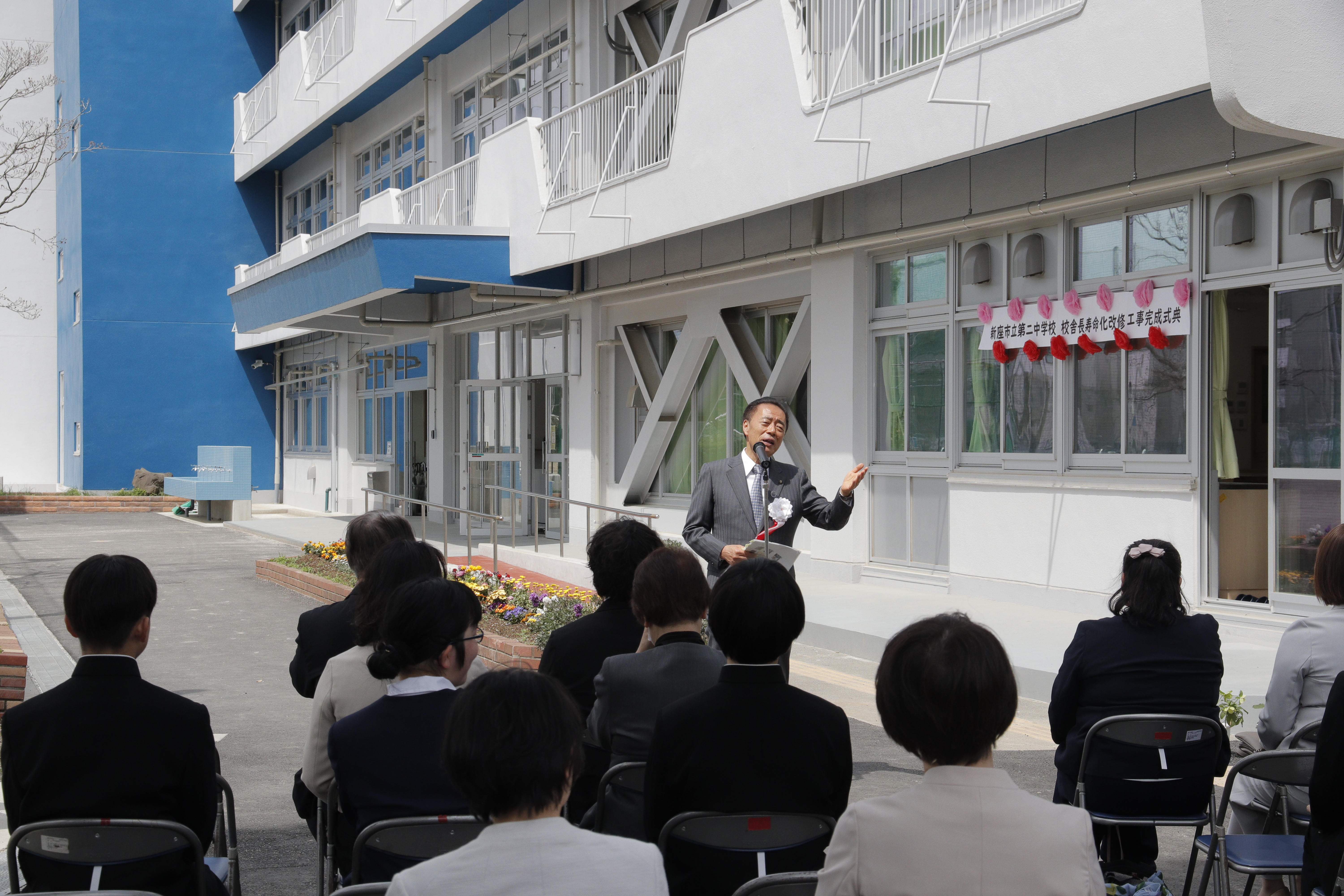 市長挨拶の様子