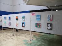 新座柳瀬高校美術部展示
