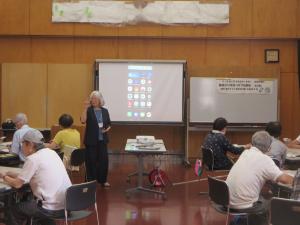 スマホ講座の様子