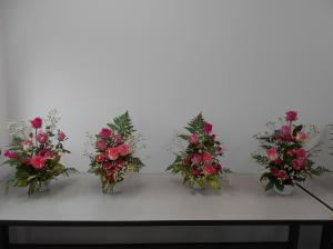 薔薇のフラワーアレンジメント
