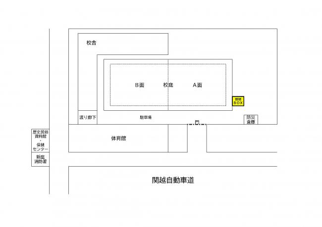 新座中学校照明BOX位置図