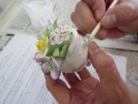 金継ぎ　作業