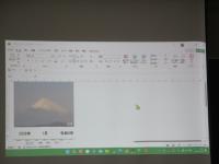 完成した写真付きカレンダー