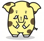 おじぎするゾウキリンのイラスト
