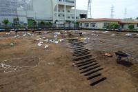 大和田カミ遺跡第3地点の作業風景